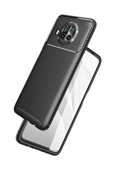 Xiaomi Redmi Note 9 Pro Uyumlu  Kılıf Kamera Çıkıntılı Karbon Fiber Dokulu Renk Atmaz Kapak (negro) - 3