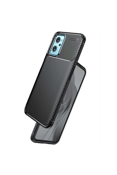 Oppo A36 Kılıf Kamera Çıkıntılı Karbon Fiber Dokulu Renk Atmaz Kapak (negro) - 3