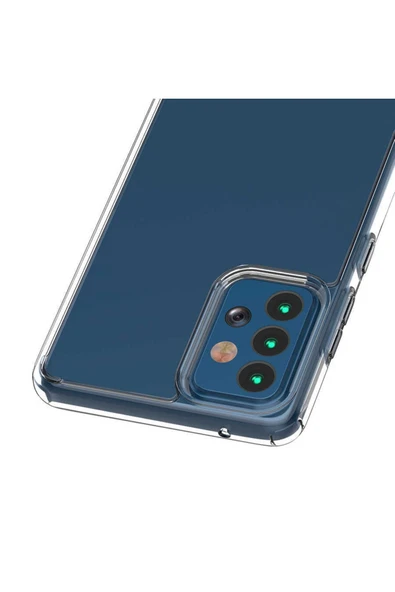 Samsung Galaxy A72 Kılıf Kamera Çıkıntılı Şeffaf Darbe Emici Sert Silikon Kapak (coss) - 5