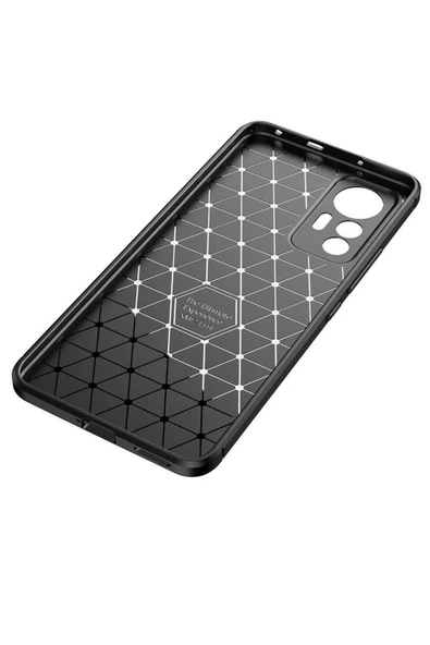 Xiaomi Mi 12 Lite Kılıf Kamera Çıkıntılı Karbon Fiber Dokulu Renk Atmaz Kapak (negro) - 5