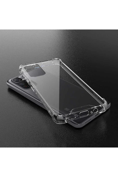 Xiaomi Poco M4 Pro 5g Şeffaf Kılıf Köşelerde Darbelere Karşı Ultra Kalınlık (antishock) - Resim 3