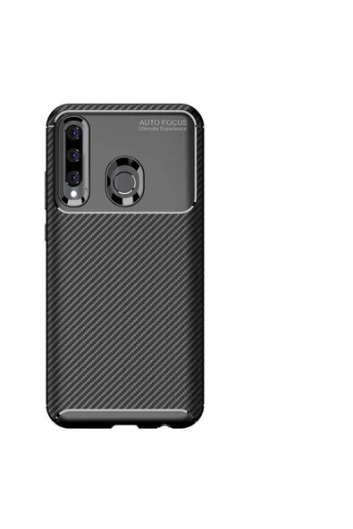 Huawei Honor 20 Lite Kılıf Kamera Çıkıntılı Karbon Fiber Dokulu Renk Atmaz Kapak (negro) - Resim 5