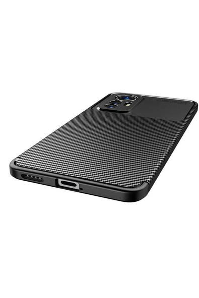 Xiaomi Mi 12 Lite Kılıf Kamera Çıkıntılı Karbon Fiber Dokulu Renk Atmaz Kapak (negro) - 3