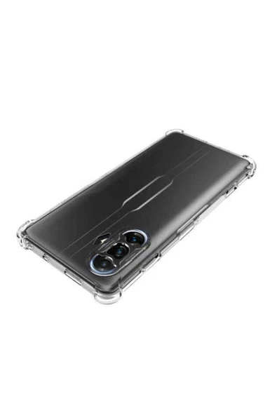 Xiaomi Redmi K40 Şeffaf Kılıf Köşelerde Darbelere Karşı Ultra Kalınlık (ANTİSHOCK) - Resim 4