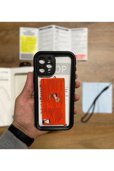 Iphone 12 Pro Max Kılıf 360 Koruma Su Geçirmez Toz Geçirmez Magsafe Wireless Kapak (SU) - 1