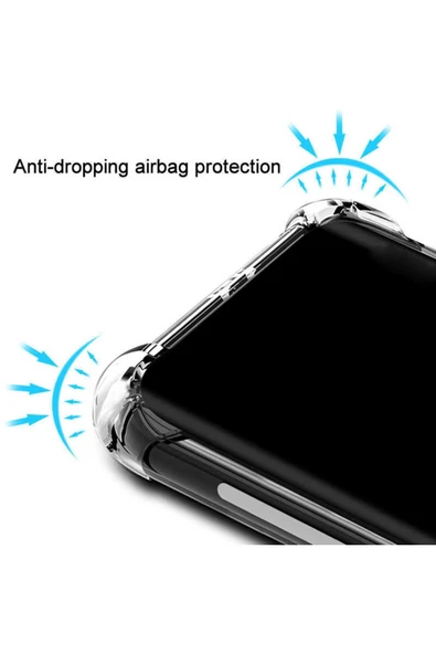 Xiaomi Mi 8 Lite Şeffaf Kılıf Köşelerde Darbelere Karşı Ultra Kalınlık (antishock) - Resim 3