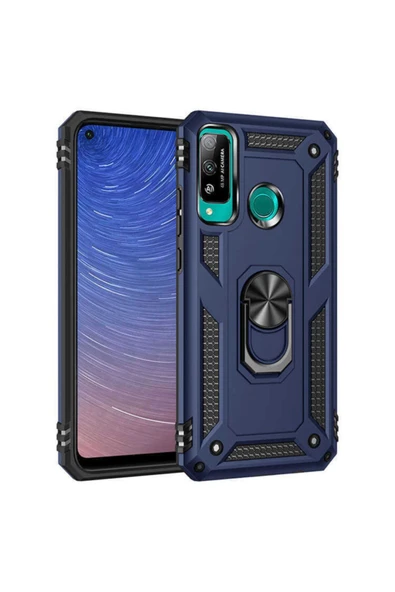 Huawei P40 Lite E Kılıf Tank Zırh Yüzüklü Mıknatıslı Standlı Kapak (vega) ürün görseli