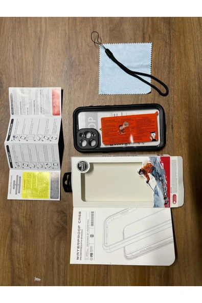 Iphone 12 Pro Max Kılıf 360 Koruma Su Geçirmez Toz Geçirmez Magsafe Wireless Kapak (SU) - 3