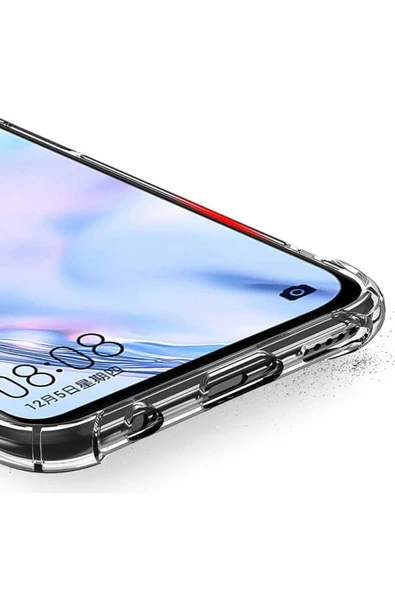 Huawei P40 Lite Şeffaf Kılıf Köşelerde Darbelere Karşı Ultra Kalınlık (antishock) - Resim 5