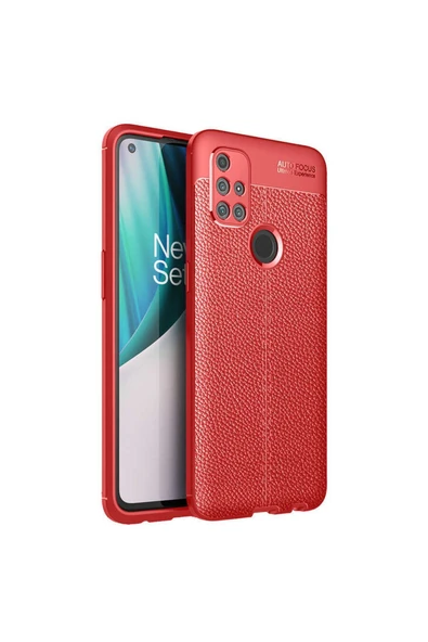 One Plus Nord N10 5g Kılıf Deri Görünümlü Renk Atmayan Dayanaklı Silikon Kapak (niss) ürün görseli 1