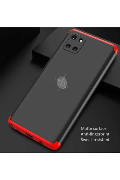 Samsung Galaxy A81 (note 10 Lite) Kılıf 360 Tam Koruma Ön Ve Arka Sert Mika Kapak Orjinal Ays Gkk - 4
