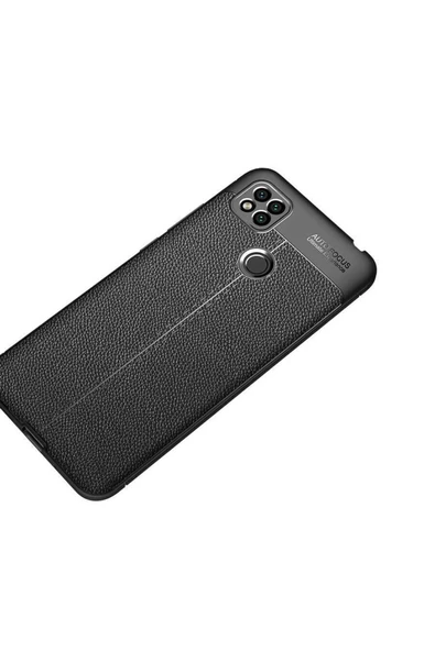 Xiaomi Redmi 9c Kılıf Deri Görünümlü Renk Atmayan Dayanaklı Silikon Kapak (niss) - Resim 5