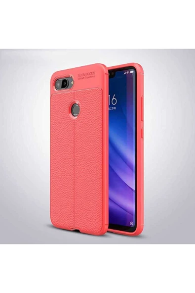 Xiaomi Mi 8 Lite Kılıf Deri Görünümlü Renk Atmayan Dayanaklı Silikon Kapak (niss) - Resim 2