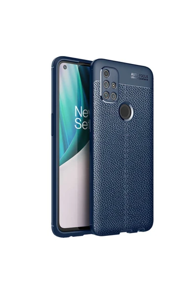 One Plus Nord N10 5g Kılıf Deri Görünümlü Renk Atmayan Dayanaklı Silikon Kapak (niss) - Resim 2