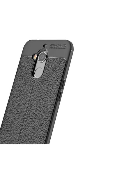 General Mobile 8 Kılıf Deri Görünümlü Renk Atmayan Dayanaklı Silikon Kapak (niss) - 5