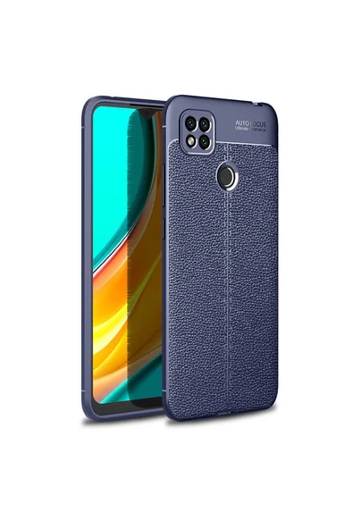 Xiaomi Redmi 9c Kılıf Deri Görünümlü Renk Atmayan Dayanaklı Silikon Kapak (niss) - Resim 2
