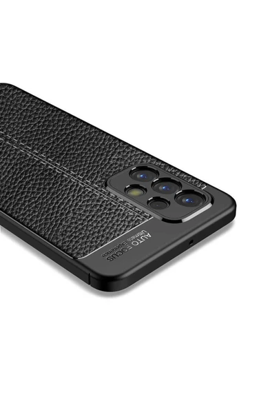 Samsung Galaxy A23 Kılıf Deri Görünümlü Renk Atmayan Dayanaklı Silikon Kapak (niss) - 4