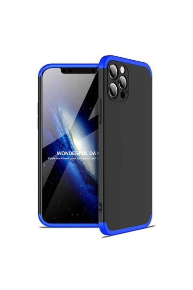 Iphone 12 Pro Kılıf 360 Tam Koruma Ön Ve Arka Sert Mika Kapak Ays Gkk Kapak