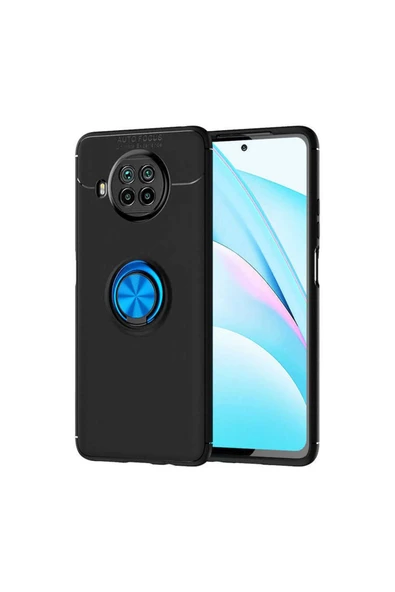 Xiaomi Mi 10t Lite 5g Kılıf Kamera Çıkıntılı Renkli Yüzüklü Standlı Mıknatıslı Kapak (ravel)
