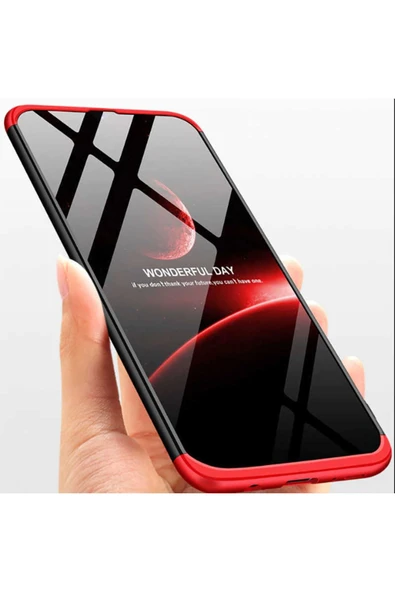 Samsung Galaxy A10 Kılıf 360 Tam Koruma Ön Ve Arka Sert Mika Kapak Orjinal Ays Gkk Kapak - 4