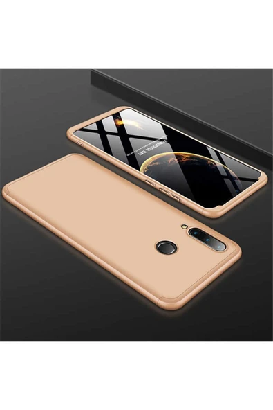 Huawei P30 Lite Kılıf 360 Tam Koruma Ön Ve Arka Sert Mika Kapak Orjinal Ays Gkk Kapak