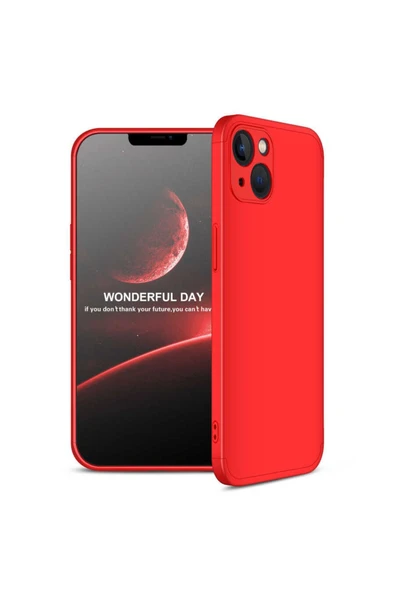 Iphone 13 Mini Kılıf 360 Tam Koruma Ön Ve Arka Sert Mika Kapak Ays Gkk Kapak