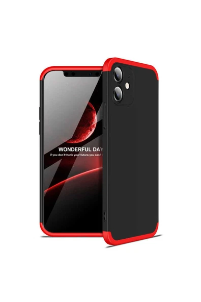 Iphone 12 Mini Kılıf 360 Tam Koruma Ön Ve Arka Sert Mika Kapak Ays Gkk Kapak