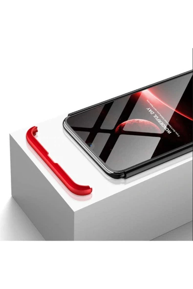 Samsung Galaxy A10 Kılıf 360 Tam Koruma Ön Ve Arka Sert Mika Kapak Orjinal Ays Gkk Kapak - 3