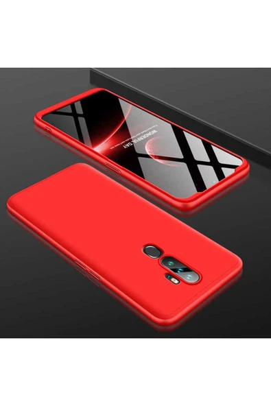 Oppo A9 2020 Kılıf 360 Tam Koruma Ön Ve Arka Sert Mika Kapak Orjinal Ays Gkk Kapak