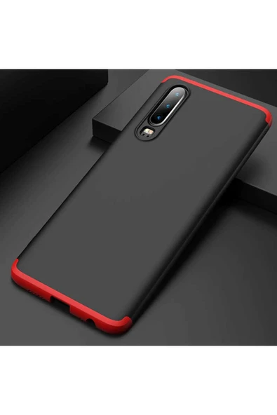 Huawei P30 Kılıf 360 Tam Koruma Ön Ve Arka Sert Mika Kapak Orjinal Ays Gkk Kapak - 3