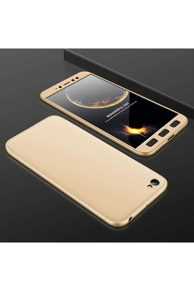 Xiaomi Redmi Y1 Lite Kılıf 360 Tam Koruma Ön Ve Arka Sert Mika Kapak Orjinal Ays Gkk Kapak