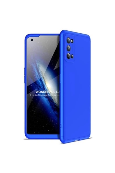 Realme 7 Pro Kılıf 360 Tam Koruma Ön Ve Arka Sert Mika Kapak Orjinal Ays Gkk Kapak - Resim 2