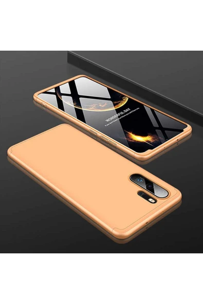 Huawei P30 Pro Kılıf 360 Tam Koruma Ön Ve Arka Sert Mika Kapak Orjinal Ays Gkk Kapak