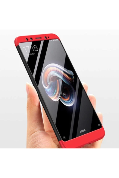 Xiaomi Mi 8 Kılıf 360 Tam Koruma Ön Ve Arka Sert Mika Kapak Orjinal Ays Gkk Kapak - Resim 4