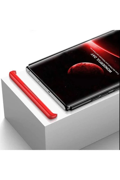 Samsung Galaxy Note 10 Plus Kılıf 360 Tam Koruma Ön Ve Arka Sert Mika Kapak Orjinal Ays Gkk Kapak - Resim 5