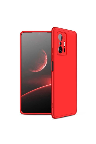 Xiaomi Mi 11t Pro 5g Kılıf 360 Tam Koruma Ön Ve Arka Sert Mika Kapak Orjinal Ays Gkk Kapak