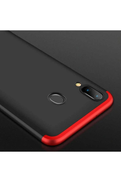 Huawei P Smart 2019 Kılıf 360 Tam Koruma Ön Ve Arka Sert Mika Kapak Orjinal Ays Gkk Kapak - Resim 5