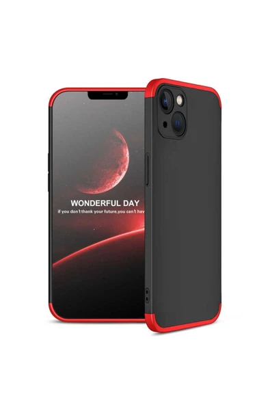 Iphone 13 Mini Kılıf 360 Tam Koruma Ön Ve Arka Sert Mika Kapak Ays Gkk Kapak - 2