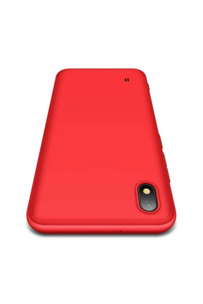 Samsung Galaxy A10 Kılıf 360 Tam Koruma Ön Ve Arka Sert Mika Kapak Orjinal Ays Gkk Kapak - 5
