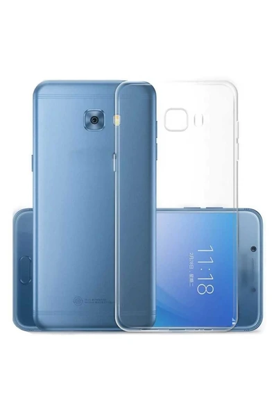 Samsung Galaxy C9 Pro Şeffaf Kılıf Yumuşak Ince Tasarımlı Kapak (süper) ürün görseli
