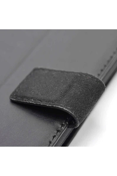 Xiaomi Poco C40 Kılıf Pu Deri Kapaklı Standlı Kartlıklı Bölmeli Deluxe Cüzdan - 4