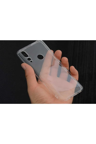 Huawei Y9 Prime 2019 Şeffaf Kılıf Yumuşak Ince Tasarımlı Kapak (süper) ürün görseli