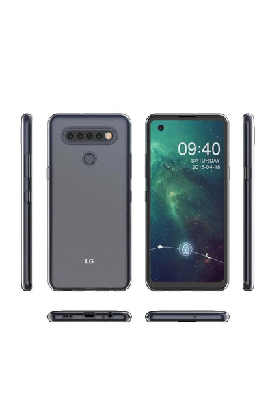 Lg K51s Şeffaf Kılıf Yumuşak Ince Tasarımlı Kapak (süper) - Resim 5