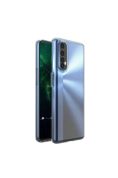 Realme 7 Şeffaf Kılıf Yumuşak Ince Tasarımlı Kapak (süper) - Resim 5