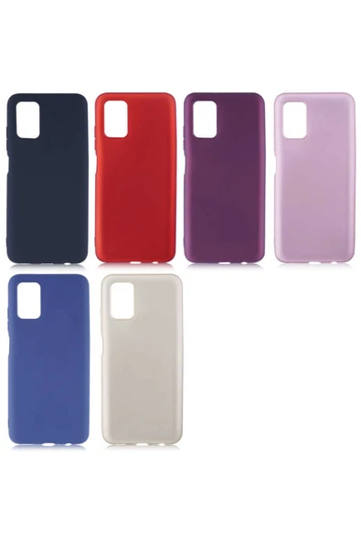 Samsung Galaxy A03s Kılıf Yumuşak Dokulu Soft Esnek Ince Mat Renkli Silikon Kapak (premier) - Resim 4