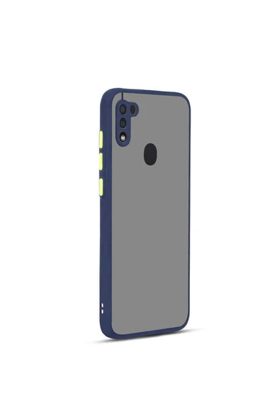 Samsung Galaxy A11 Kılıf Mat Parmak Izi Yapmaz Kamera Korumalı Renkli Tuşlu Sert Silikon Kapak (hux) ürün görseli