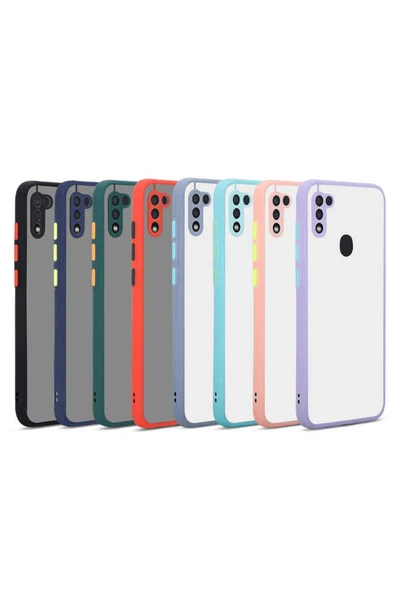 Samsung Galaxy A11 Kılıf Mat Parmak Izi Yapmaz Kamera Korumalı Renkli Tuşlu Sert Silikon Kapak (hux) - Resim 4