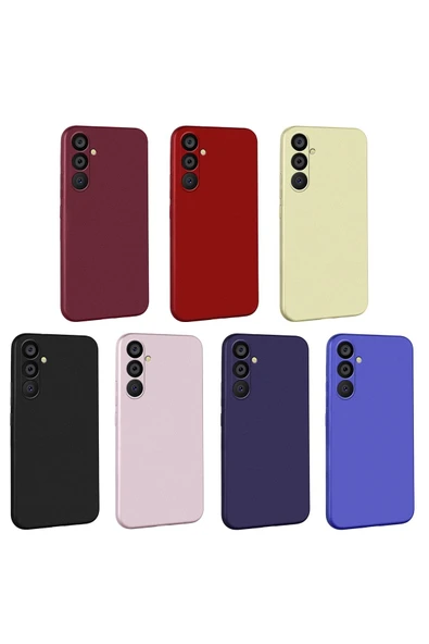 Samsung Galaxy A54 Kılıf Yumuşak Dokulu Soft Esnek Ince Mat Renkli Silikon Kapak (premier) - Resim 3