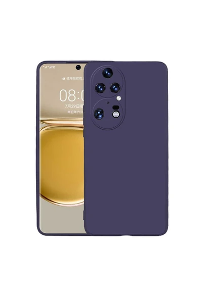 Huawei P50 Pro Kılıf Yumuşak Dokulu Soft Esnek Ince Mat Renkli Silikon Kapak (premier)