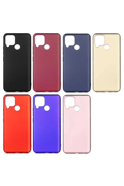 Realme C15 Kılıf Yumuşak Dokulu Soft Esnek Ince Mat Renkli Silikon Kapak (premier) - Resim 3